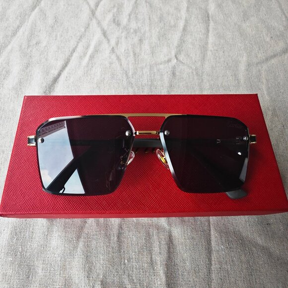 Cartier Men's Square Frame Sunglasses - Picture 2 of 6